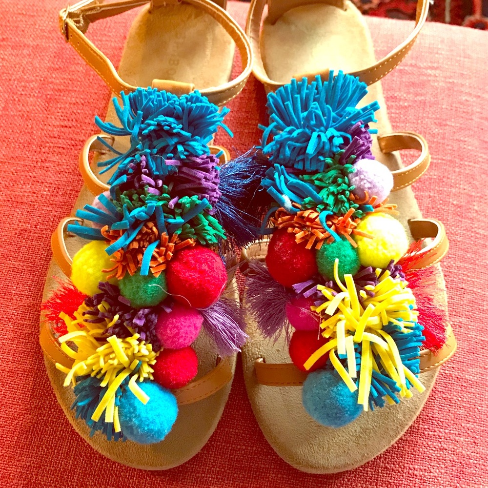Bamboo colorful sandal